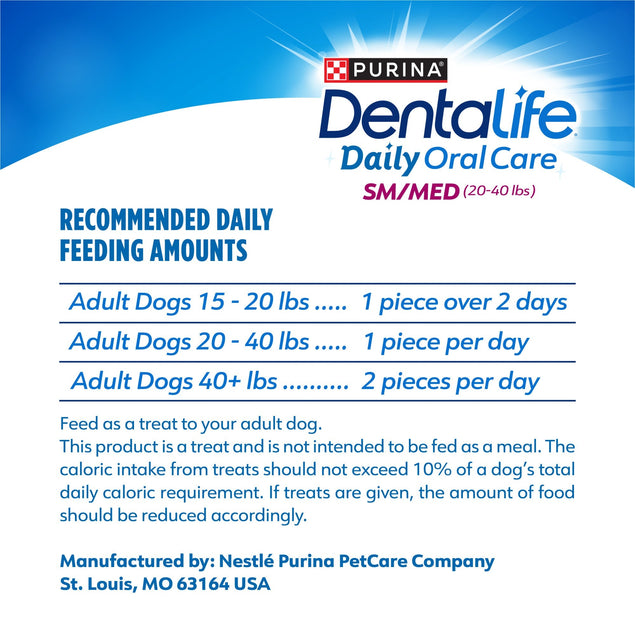 Purina Dentalife Daily Oral Care Chicken Flavor Dog Dental Chews