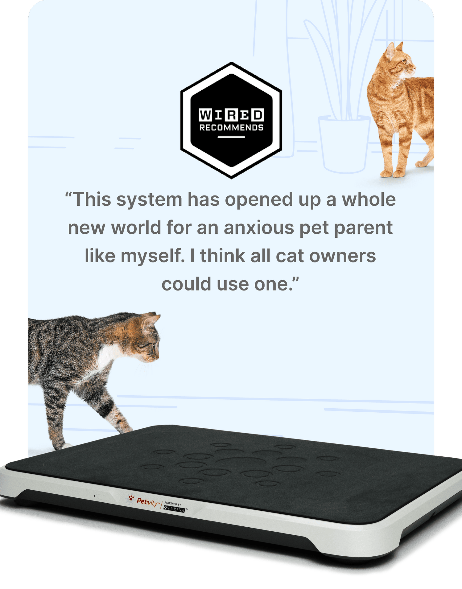 Alerts you to key changes that could indicate a health issue requiring a vet diagnosis