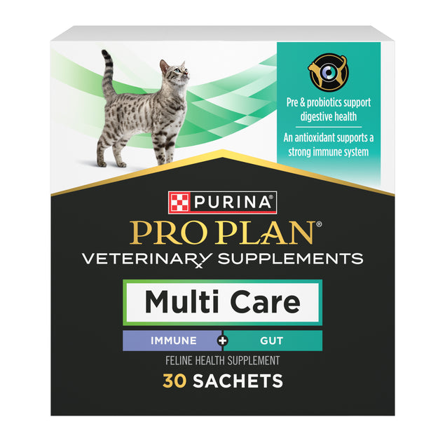 Purina Pro Plan Veterinary Supplements Multi Care Feline Supplement, Box of 30 sachets
