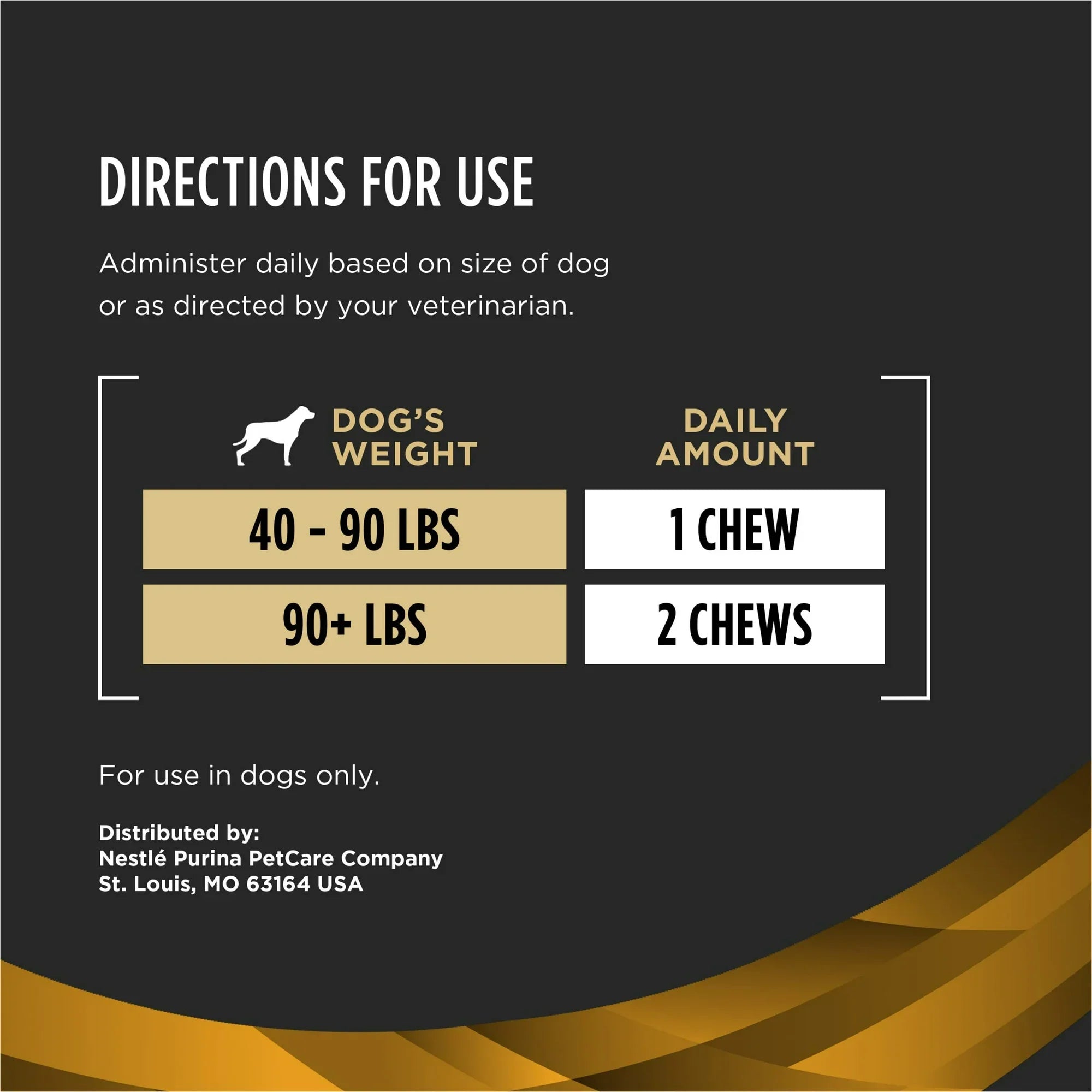 Purina Pro Plan Veterinary Joint Care Joint Supplement for Large Breed Dogs Hip and Joint Supplement