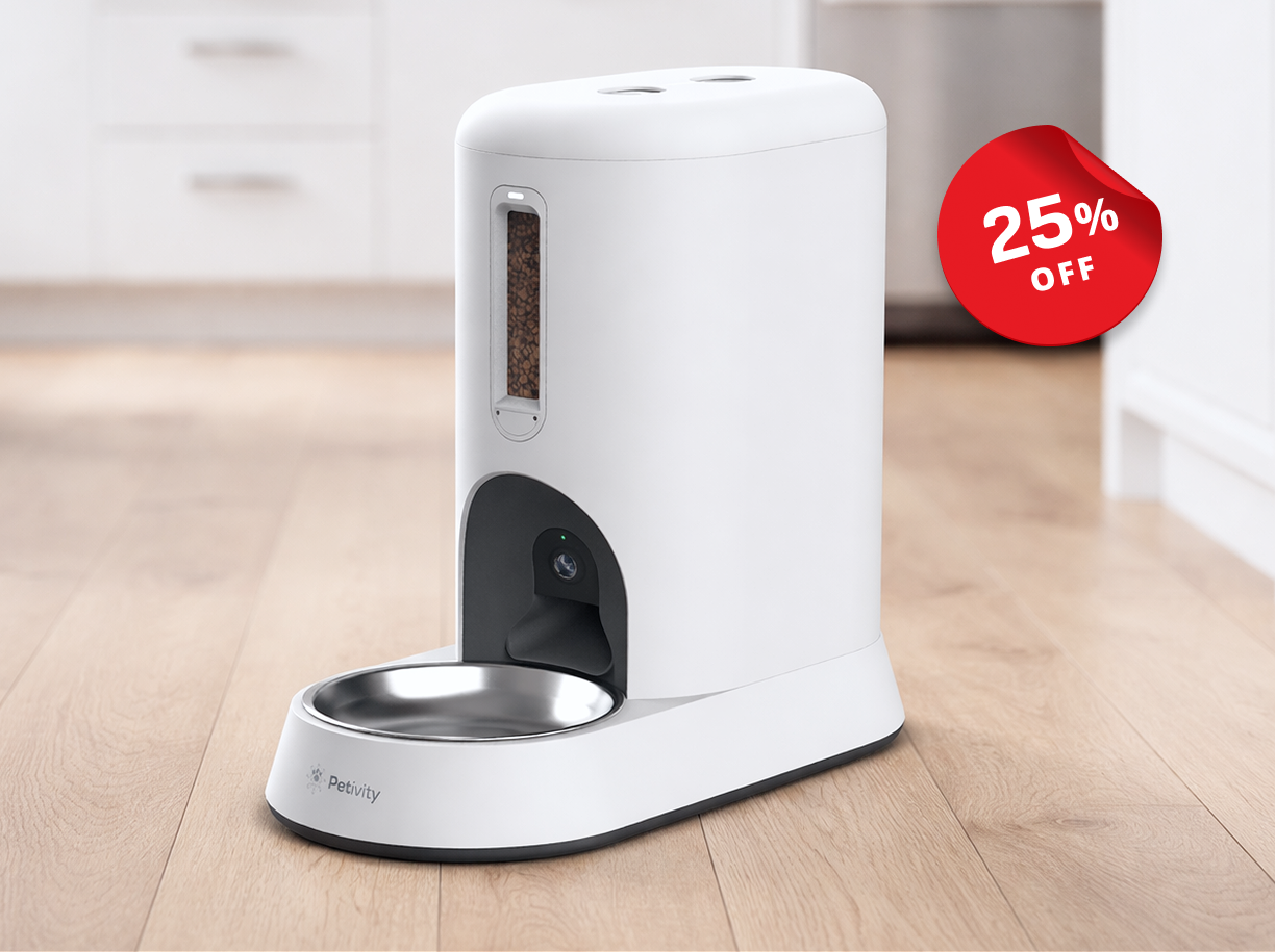 Smart Feeder For Cats - Auto Feeder & Live Video | Petivity