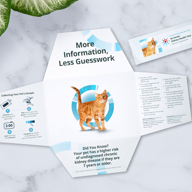 Petivity At-Home Kidney Health Test for Cats - 1CT