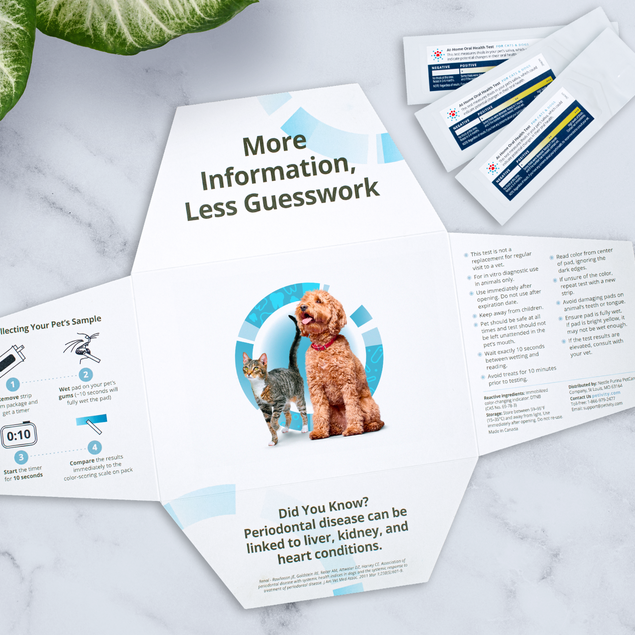 At-Home Oral Health Test for Cats & Dogs - 3CT