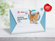 Petivity At-Home Kidney Health Test for Cats with 1 Tests – Light blue and white envelope-style package with an image of an orange tabby cat.
A red '25% OFF' sticker is in the top right corner.