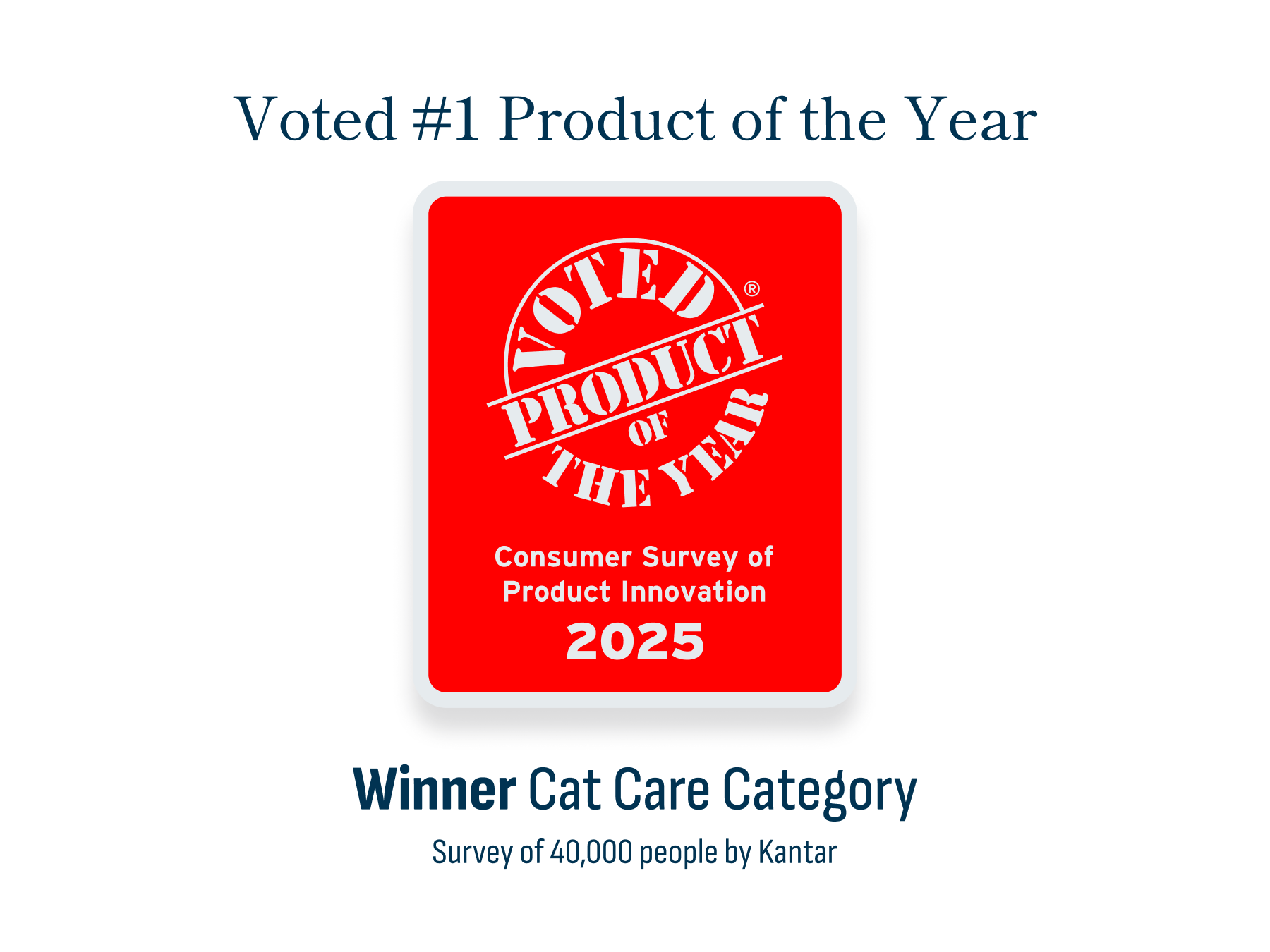 The Petivity Smart Litter Box Monitor System voted the number one product of the year.